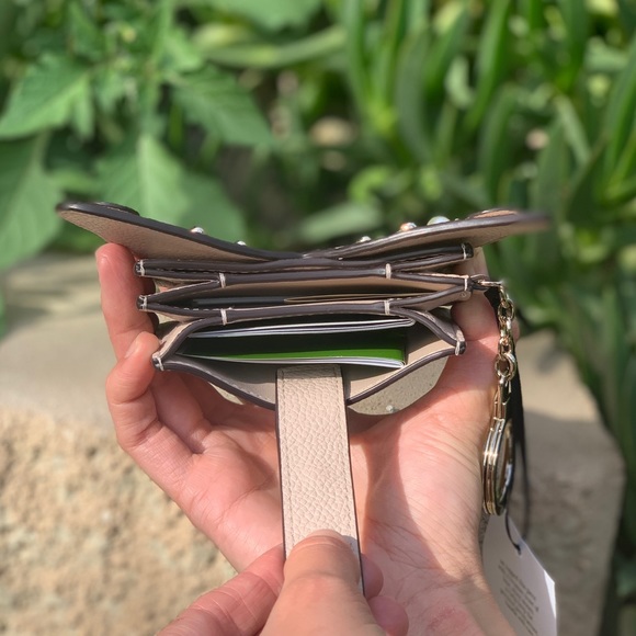 Kate Spade Butterfly Card Case Key Chain Wallet - Picture 4 of 6